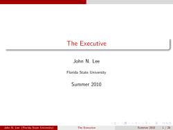 The Executive - Florida State University