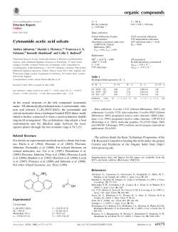 Cytenamide acetic acid solvate