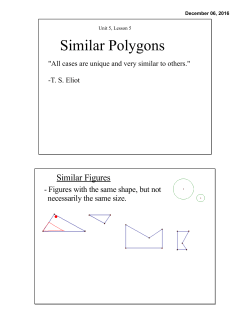 Similar Figures