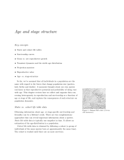 Age-structure - Ecology Courses