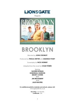 Brooklyn UK Production Notes