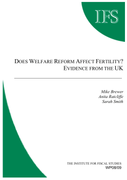 Paper - Institute for Fiscal Studies