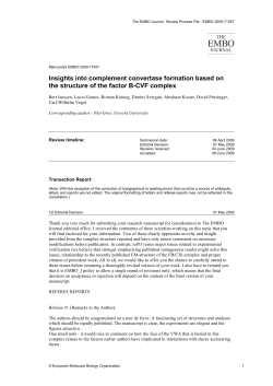 Insights into complement convertase formation based on the