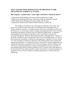 NEXT GENERATION SEQUENCING OF PROTISTS IN THE