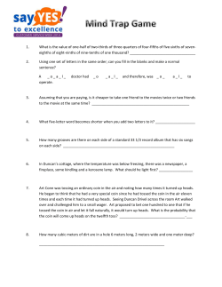 1. What is the value of one-half of two-thirds of three