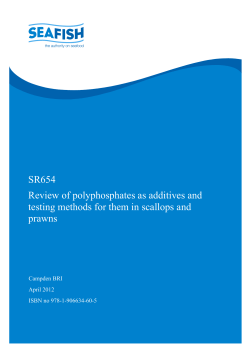 SR654 Review of polyphosphates as additives
