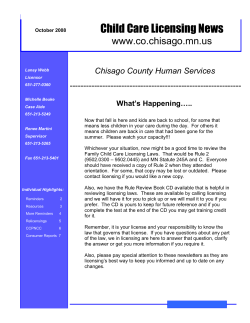 October 2008 - Chisago County