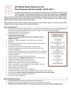 Midterm Exam Review Guide