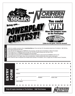 ENTR Y FORM - The Northern