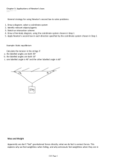 General strategy for using Newton`s second law to