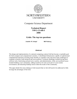 Computer Science Department - McCormick School of Engineering