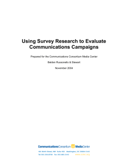 Use of surveys to evaluate public opinion data