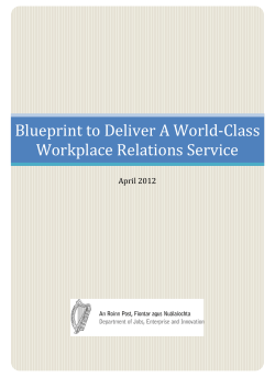 Blueprint for a World-Class Workplace Relations Service