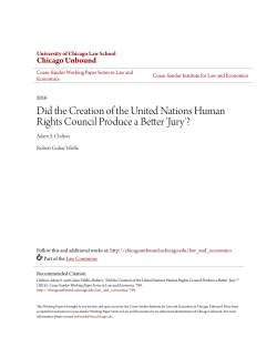 Did the Creation of the United Nations Human Rights Council