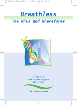Breathing Exercises and Sport for People with Alpha-1