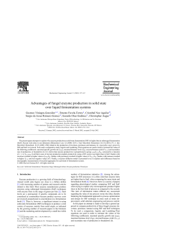 Advantages of fungal enzyme production in solid state over