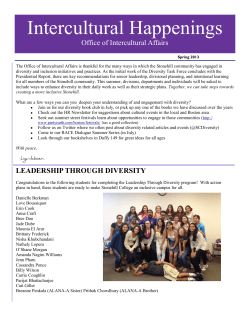 Intercultural Happenings