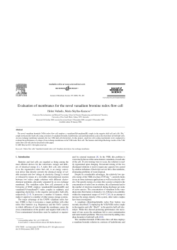 Evaluation of membranes for the novel vanadium bromine redox