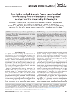 Description and pilot results from a novel method for