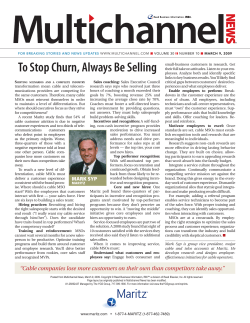 To Stop Churn, Always Be Selling