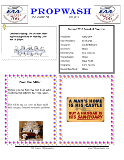 propwash - EAA Chapter 766