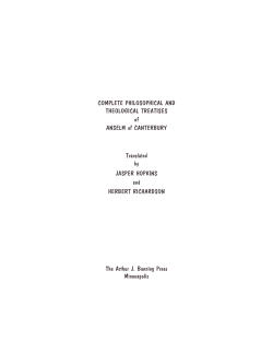 De Libertate Arbitrii