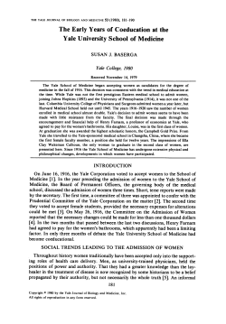 The Early Years of Coeducation at the