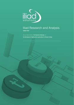 Iliad Research and Analysis