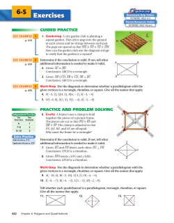 Exercises 6-5 - Spokane Public Schools