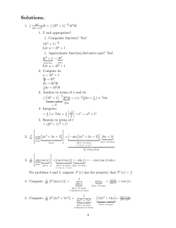 Solutions. - Pat Rossi