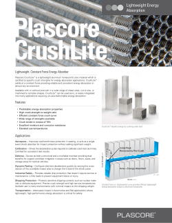 Lightweight Energy Absorption