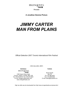 JIMMY CARTER MAN FROM PLAINS