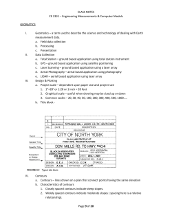 CLASS NOTES CE 2331 &ndash; Engineering Measurements