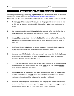 Handout - Chomp Chomp