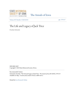 The Life and Legacy of Jack Trice