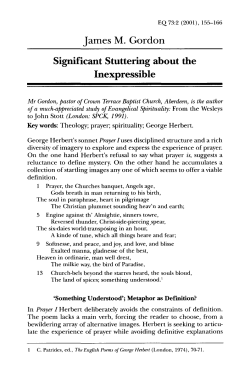 Significant Stuttering about the Inexpressible [in George Herbert]