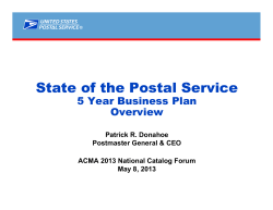 State of the Postal Service - Membership Management by Memberize