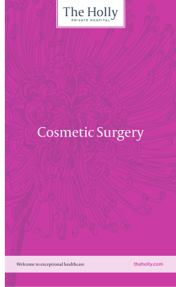 Cosmetic Surgery - Holly House Hospital