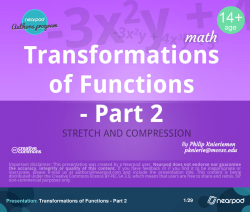 Presentation: Transformations of Functions