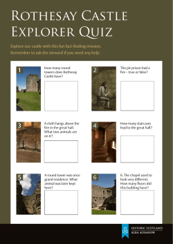 Rothesay Castle - Historic Environment Scotland