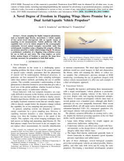 A Novel Degree of Freedom in Flapping Wings Shows Promise