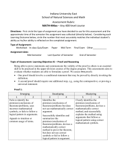 Any 400-level course - Indiana University East