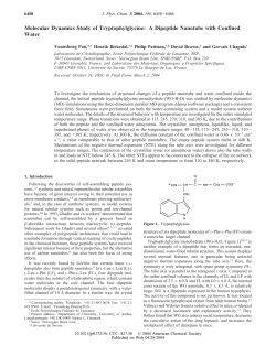 Molecular Dynamics Study of Tryptophylglycine: A Dipeptide