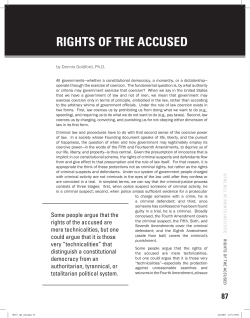 rights of the accused