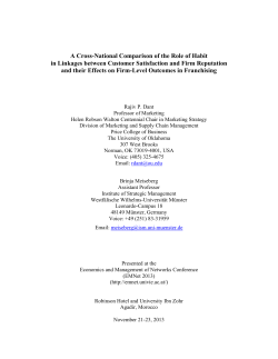A Cross-National Comparison of the Role of Habit in
