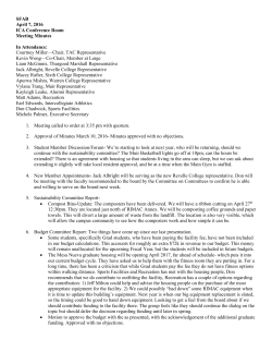 SFAB April 7, 2016 ICA Conference