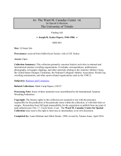 Joseph R. Scalzo Papers, 1944-1986