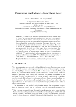 Computing small discrete logarithms faster