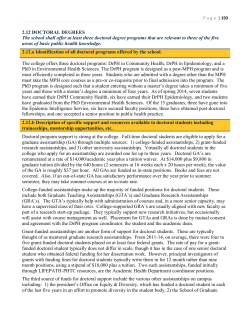 2.12 DOCTORAL DEGREES The school shall offer at least three