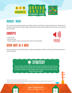 Learning Guide in English